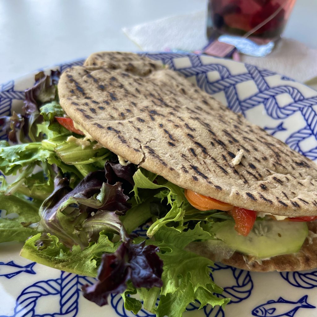 Veggie and Hummus&nbsp;Sandwich